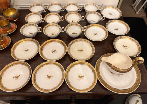 Antique early coalport - early, gilded