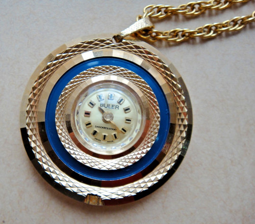 Vintage buler pendant enamel - vintage,