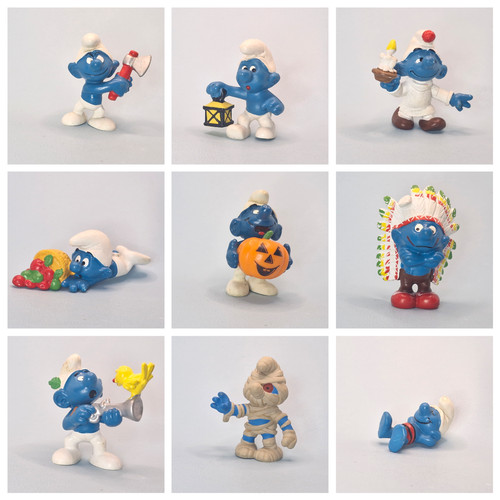 Vintage smurf figures peyo - smurf,