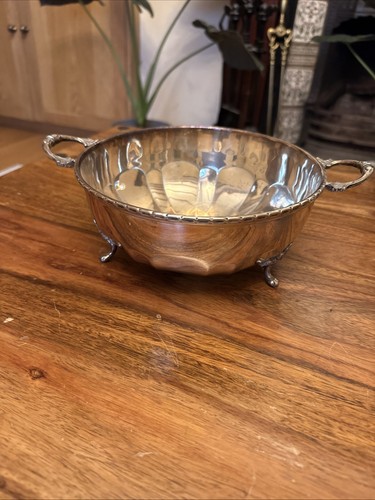 Antique silver bowl - silver,