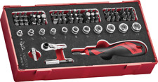 Teng Tools 78 Piece Screwdriver Bits Quick Chuck Driver Tool Set
