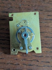 French 7 Jewels Clock Platform Escapement, Brass, Working 41.20 X 29.98mm #P188