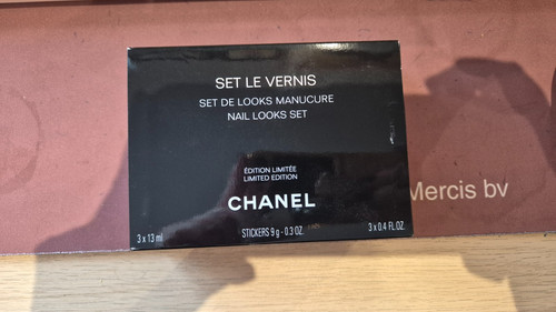 Chanel set vernis red and - set,