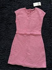 Pink Knee Length Dress from ZARA Ladies Size Small BNWT Brand New With Tags