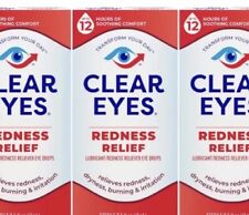Clear Eyes Redness Relief Drops for eye irritation, dryness & itching 15ml