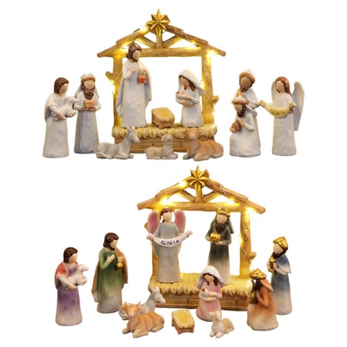 Christmas nativity scene with - nativity,