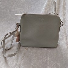 RADLEY Grey leather top zipped