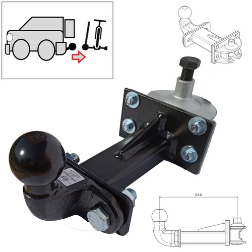 Universal tow bar extension - universal,