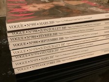 French Vogue magazines, from 2016-2019, lot, bulk sale, bergain