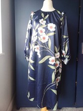 Joanna Hope Navy Floral Print Midi Dress Wedding Occasion Cruise