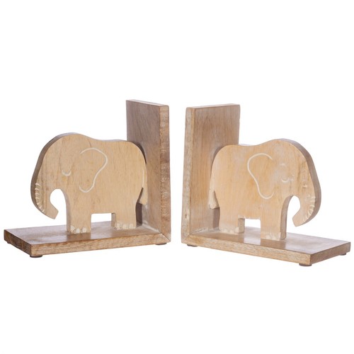 Elephant wooden hand carved - elephant,