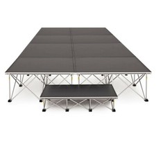 2m x 4m Portable Stage Kit by Gear4music 40cm