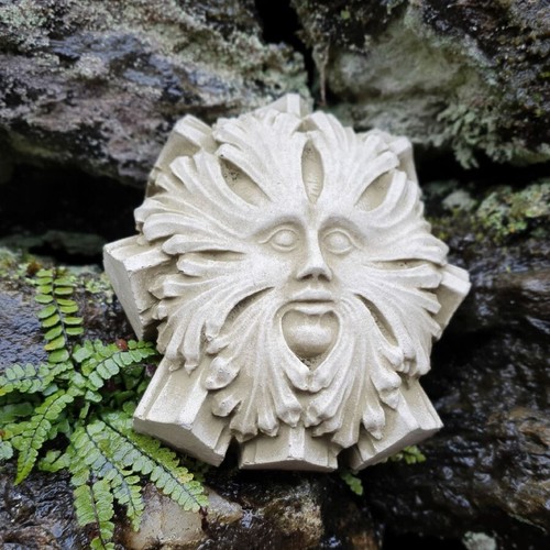 Cathedral green man stone - cathedral,