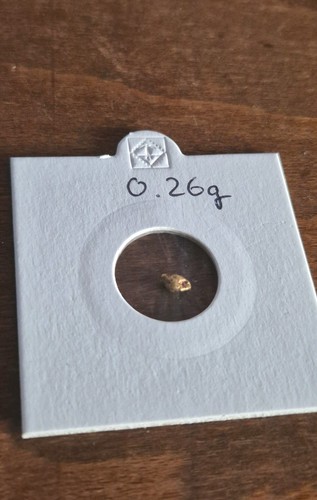 Gold nugget 26g 22kt - nugget, in