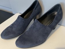 Ladies Shoes Size 5 Blue Suede