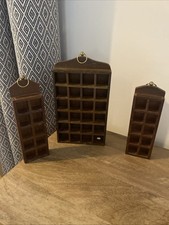 Thimble Rack Display Holder Wooden Vintage X3