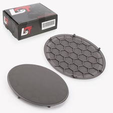 2x Speaker Grille Cover Gray