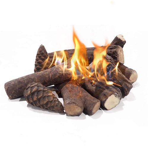 Ceramic logs for bioethanol - logs,