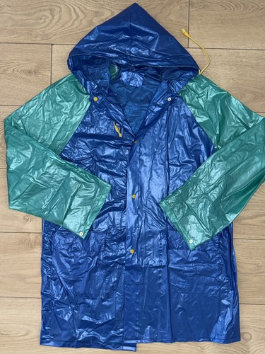 Vintage pvc raincoat rain - pvc,