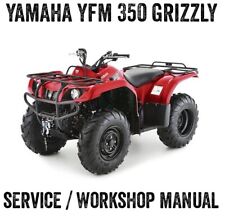 Yamaha YFM350 YFM 350 Grizzly ATV Quad Repair Workshop Service Manual PDF File