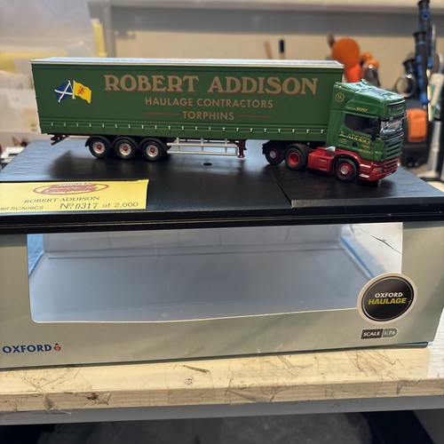 Oxford diecast haulage scania - oxford,