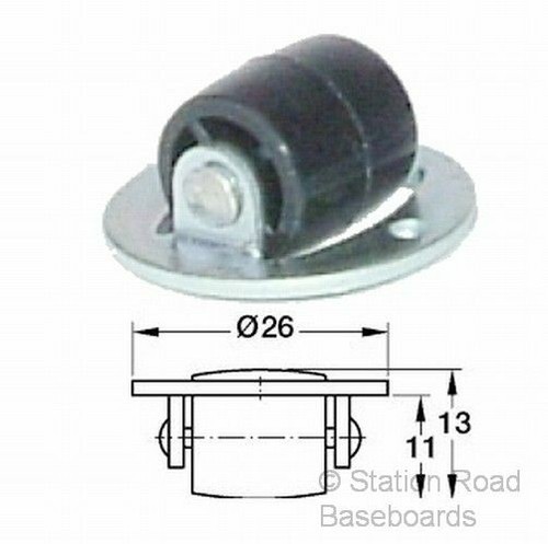 Turntable rollers for model - turntable,