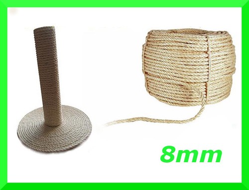 8mm natural sisal rope - rope, twisted