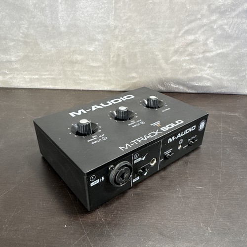 Audio track solo - m-audio, m-track