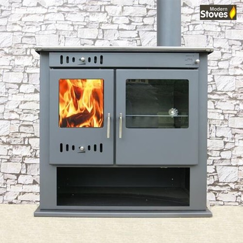 Wood burning range oven cooker - range,