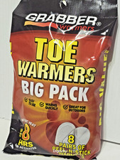 8 Pairs - Grabber Toe Warmers