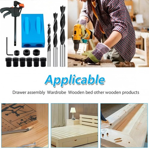 15pc pocket hole jig - 15pc, kit