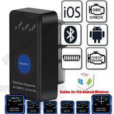 ELM 327 Bluetooth 4.0 OBD2 Car Diagnostic Scanner apple IOS android windows