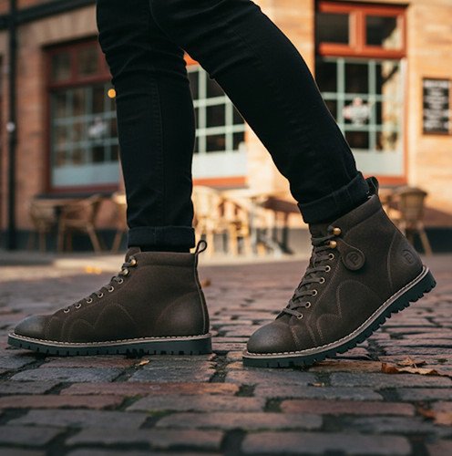 Popps mod mens suede - mod,