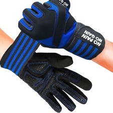 Weight Lifting Gym Workout Gloves Full Finger with Wrist Wrap Support Men Male