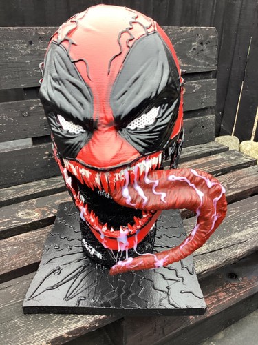 Deadpool venom mask - venom, customised