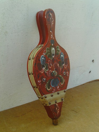 Vintage hand painted bargeware - painted,