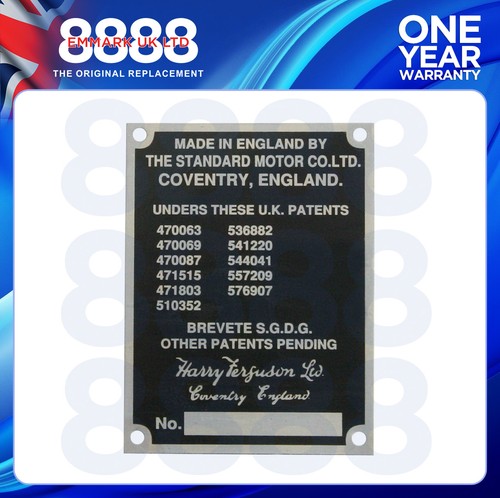 Commission plate patents - plate,