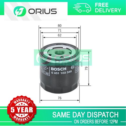 Oil filter orius fits seicento - orius,