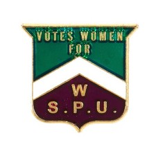 W.S.P.U. Shield Suffragette