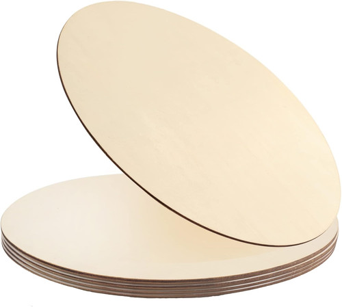 5pcs inch wood circles for - inch,