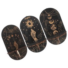  3 Pcs Boho Floating Shelves for Wall Decorative Shelf Living Room Decoration