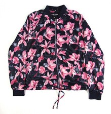 Tom & Rose (T&R) Pink & Navy Floral Print Jacket | Size S