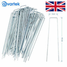 100PCS Garden Netting Pegs Stakes Turf Staples Securing Lawn U Shaped Nail Pins