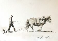 ORIGINAL ploughing horse in