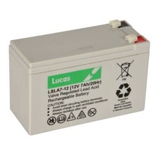 Lucas 12V 7AH VRLA AGM Rechargeable Battery  Feber Peg Perego Injusa John Deere