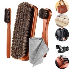 3X Horsehair Shine Shoes Brush