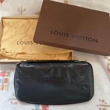 LOUIS VUITTON Black Clutch Bag