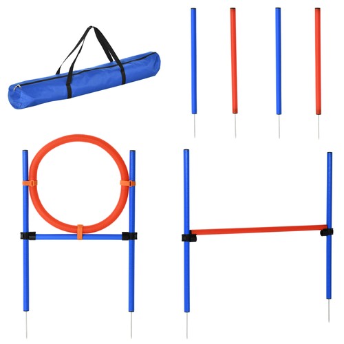 Dog agility training set with - agility,