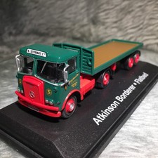 NEW 1:76 Atlas Editions Eddie Stobart Atkinson Borderer Flatbed Trailer