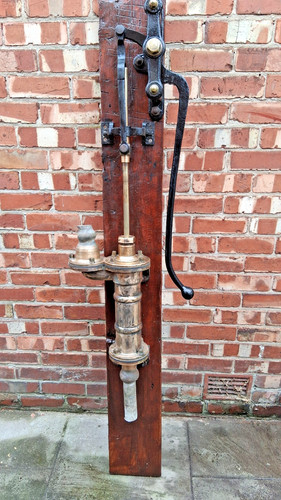 Brass water well - brass, hand